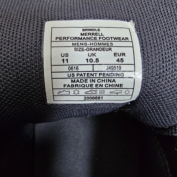 Merrell leather and suede boots for men size 11 - Picture 4 of 6